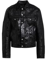 Rick Owens - Long-Sleeved Denim Jacket - Lyst