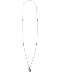 Dolce & Gabbana - Dg Logo Teardrop Necklace - Lyst