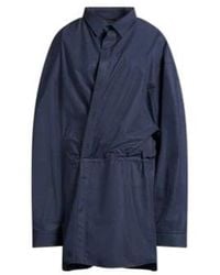 Balenciaga - Solid Color Shirt Dress - Lyst
