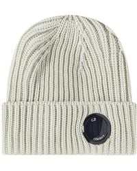 C.P. Company - Lens-Detail Wool Beanie - Lyst