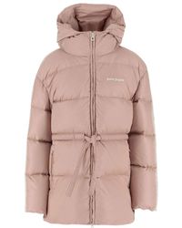 Palm Angels - Logo Embroidered Down Jacket - Lyst