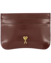 Ami Paris - Ami Logo Plaque Card Holder - Lyst