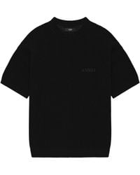 Amiri - Crochet Mesh Tshirt - Lyst
