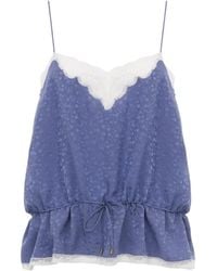 Chloé - Chloé Drawstring Camisole Top - Lyst
