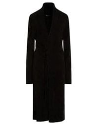 Balenciaga - V-Neck Long Sleeve Knit Dress - Lyst