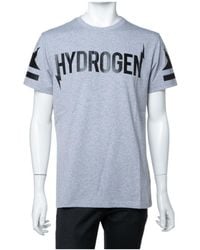 Hydrogen - Logo T-Shirt - Lyst