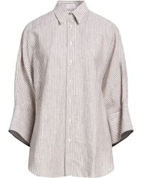 Brunello Cucinelli - Patterned Shirts Blouses - Lyst