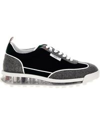 Thom Browne - Tech Runner Lace-Up Sneakers - Lyst