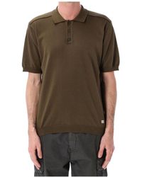 C.P. Company - Short-Sleeve Knit Polo Shirt - Lyst