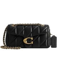 COACH - Tabby 20 Logo Plaque Quilted Shoulder Bag - Lyst