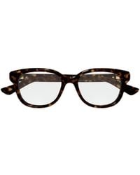Gucci - Eyewear Square Frame Glasses - Lyst