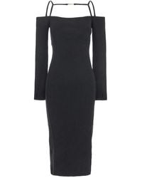 Jacquemus - Sierra Off-Shoulder Long-Sleeved Dress - Lyst