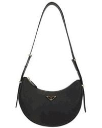 Prada - Na Leather Shoulder Bag - Lyst