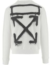 Off-White c/o Virgil Abloh - Spray Paint Effect Sweatshirt - Lyst