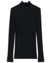 Lemaire - Seamles Sleeves High Nk Top - Lyst