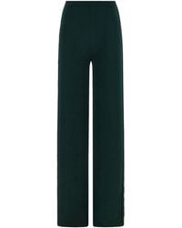 Ferragamo - Ribbed Side-Lace Trousers - Lyst