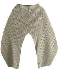 Pleats Please Issey Miyake - Pleats Please Issey Miyake Thicker Pleated Pants - Lyst