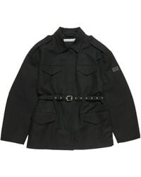 Acne Studios - Belted Flap-Pocket Jacket - Lyst