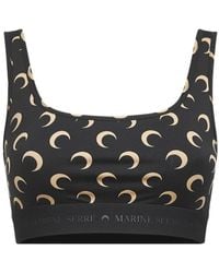 Marine Serre - Moon-Printed Sleeveless Sports Bra - Lyst