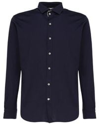 Eleventy - Long-Sleeved Button-Up Shirt - Lyst