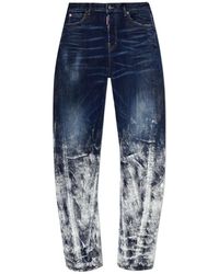 DSquared² - Loose Twist Paint-Splatter Jeans - Lyst