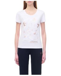 EA7 - Item O-Neck Short-Sleeved T-Shirt - Lyst