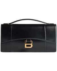 Balenciaga - Hourglass Chain Pochette Clutch Bag - Lyst