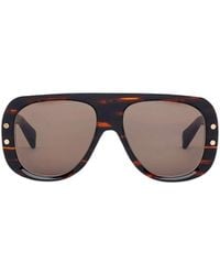 Balmain - Pulse Pilot-Frame Sunglasses - Lyst