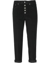Dondup - Button-Embellished Corduroy Trousers - Lyst