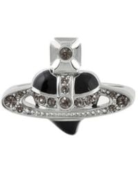 Vivienne Westwood - New Diamante Heart Ring - Lyst