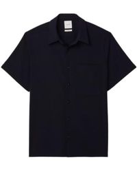 Calvin Klein - Short-Sleeved Buttoned Shirt - Lyst