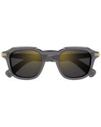 Cartier - Square-Frame Sunglasses - Lyst