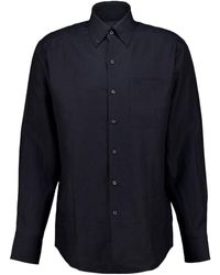 Prada - Loose Fit Long-Sleeved Shirt - Lyst
