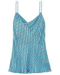 Dries Van Noten - Draped Striped Tank Top - Lyst