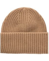 Yves Salomon - Ribbed Cashmere Beanie - Lyst