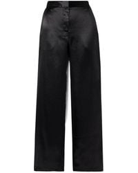 Ulla Johnson - Ollie Satin Straight-Leg Pants - Lyst