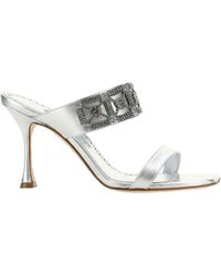 Manolo Blahnik - Larapa Open Toe High Heeled Sandals - Lyst
