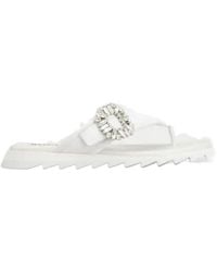Roger Vivier - Slidy Viv' Thong Mules - Lyst