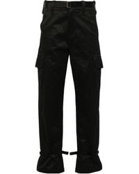 Sacai - Straight-Leg Belted Cargo Trousers - Lyst