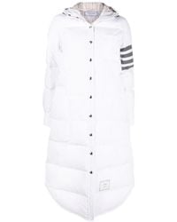 Thom Browne - 4-Bar Hooded Padded Coat - Lyst