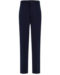 Ferragamo - Cotton Canvas Pants - Lyst