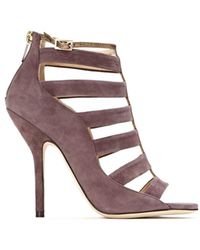 Jimmy Choo - Fathom Suede Sandals - Lyst