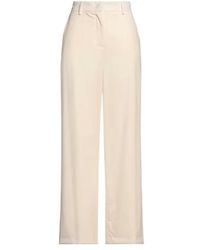 Weekend by Maxmara - Loose Solid Wool Trousers - Lyst
