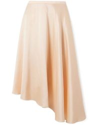 Sharon Wauchob - Asymmetric Satin Skirt - Lyst