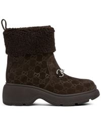 Gucci - Lace-Up Ankle Boots - Lyst