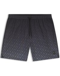 BOSS - Boss Logo Badge Drawstring Swim Shorts - Lyst