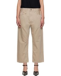 R13 - Tan X-Boyfriend Jeans - Lyst