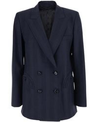 Blazé Milano - Blazé Milano Aramis Checked Double-Breasted Blazer - Lyst