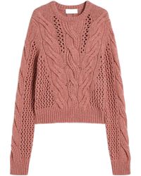 Sportmax - Crewneck Long-Sleeved Jumper - Lyst