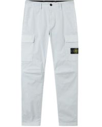 Stone Island - Tapered Cargo Trousers - Lyst